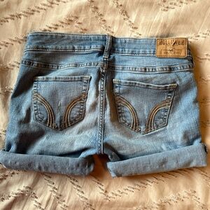 Hollister Light Blue Denim Shorts